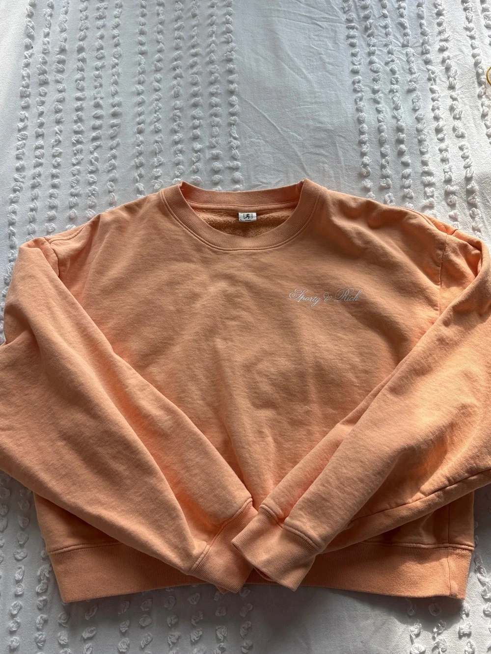Sporty & Rich Peachy Crewneck Sweatshirt - Picture 2 of 3